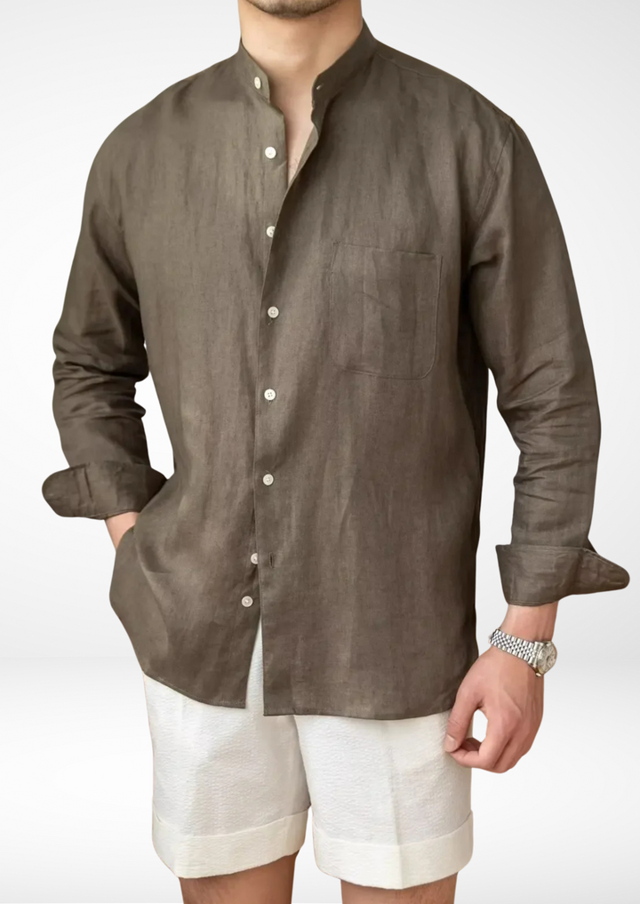 Brunello Linen Seaside Shirt
