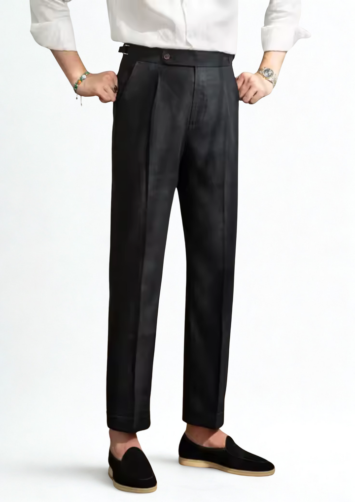 Black Tuscany Trousers