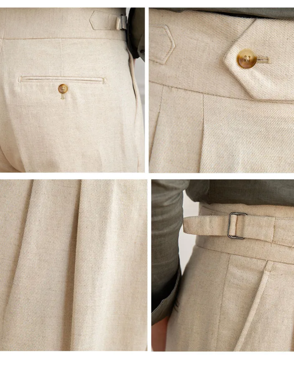Lightweight Bali Linen Trousers