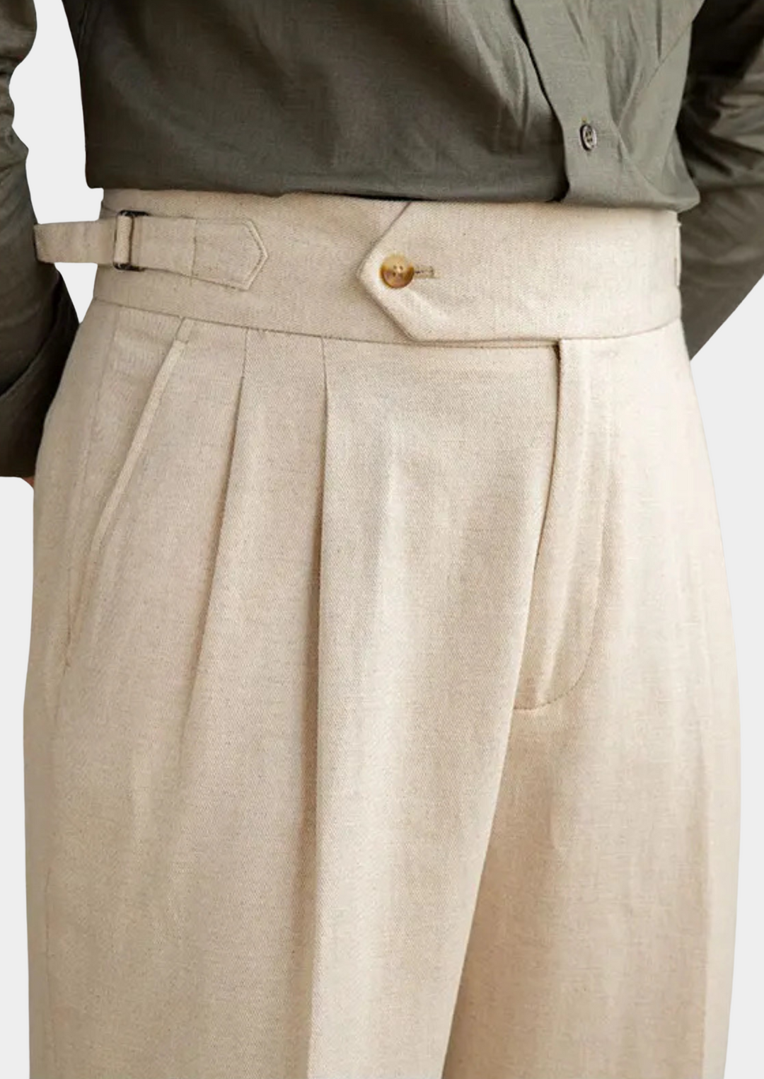Cagliari Pleated Coastal Trousers
