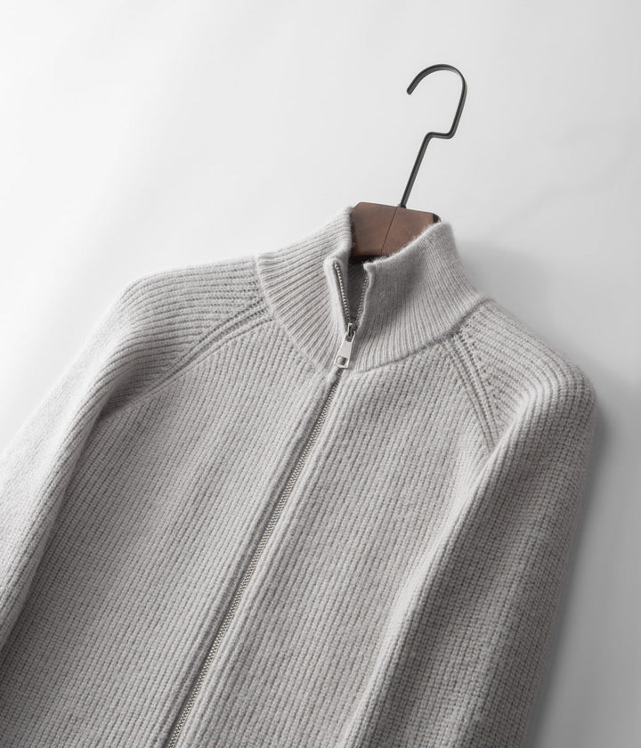 Sorrento Wool Zip Cardigan