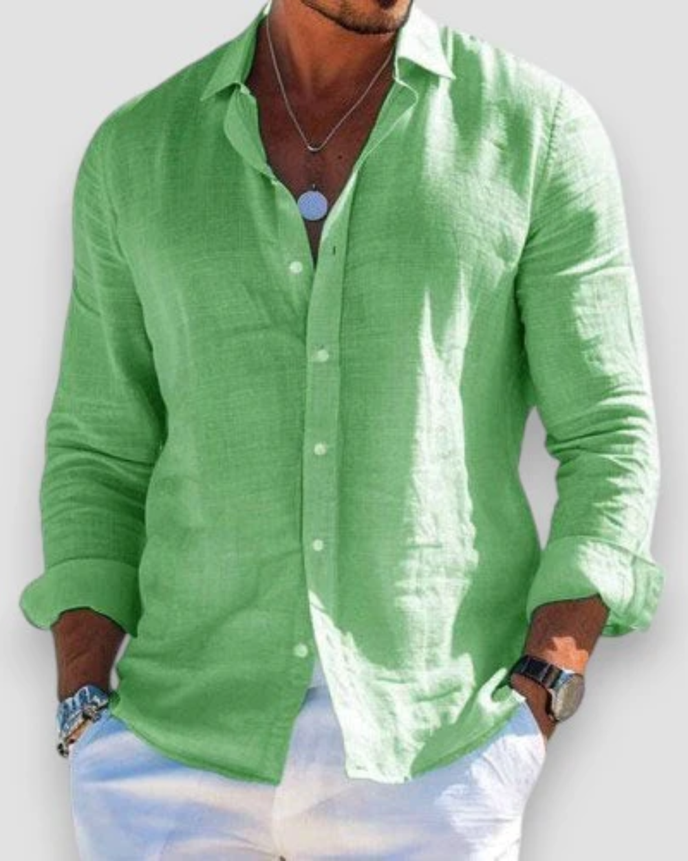 Men's Relaxed Fit Casual Shirt