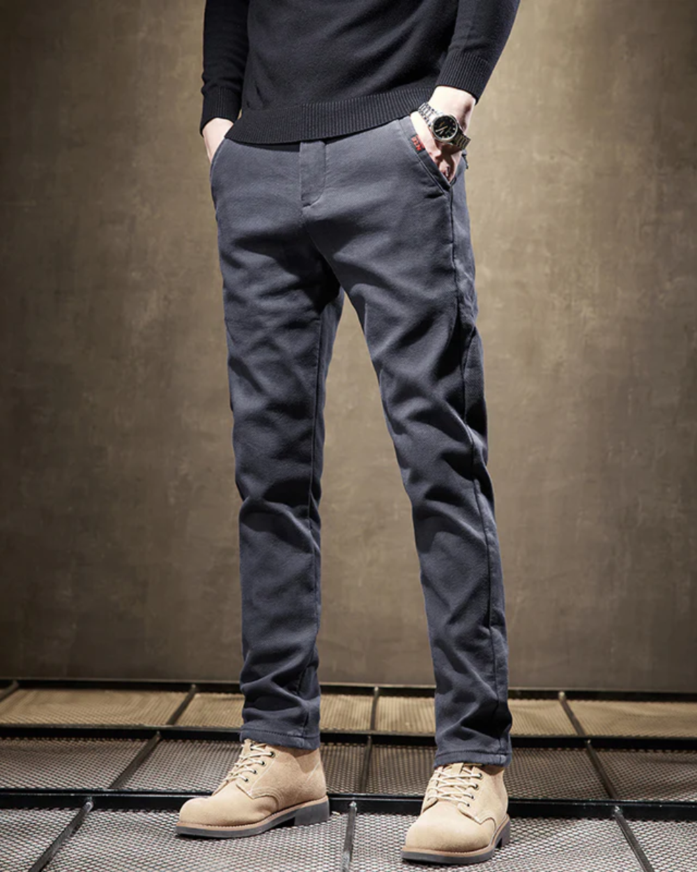Relaxed Slim-Fit Trousers