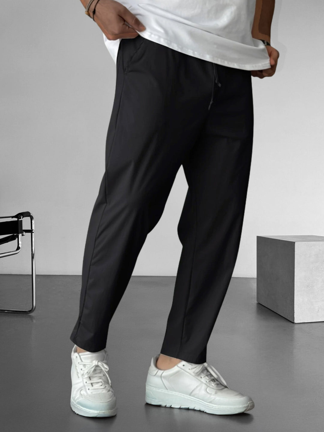Meridian Tapered Drawstring Trousers