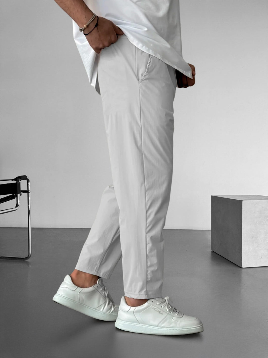 Meridian Tapered Drawstring Trousers