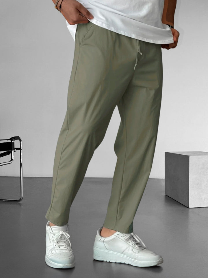 Meridian Tapered Drawstring Trousers