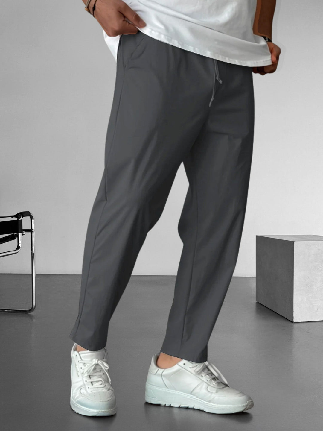 Meridian Tapered Drawstring Trousers