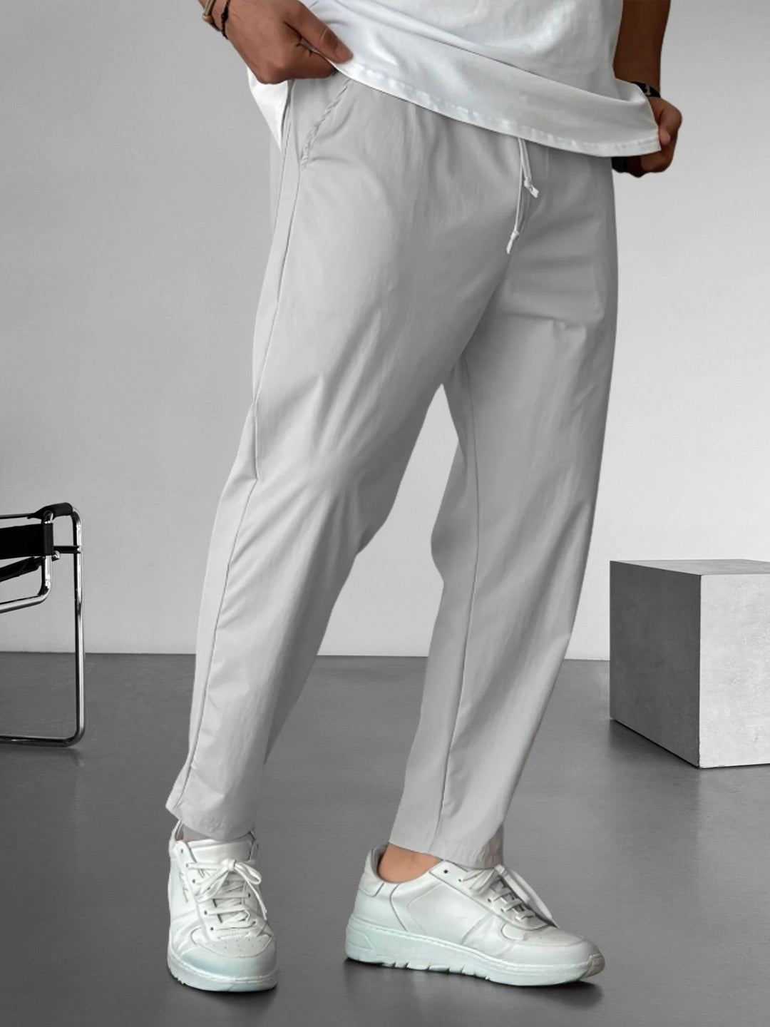 Meridian Tapered Drawstring Trousers