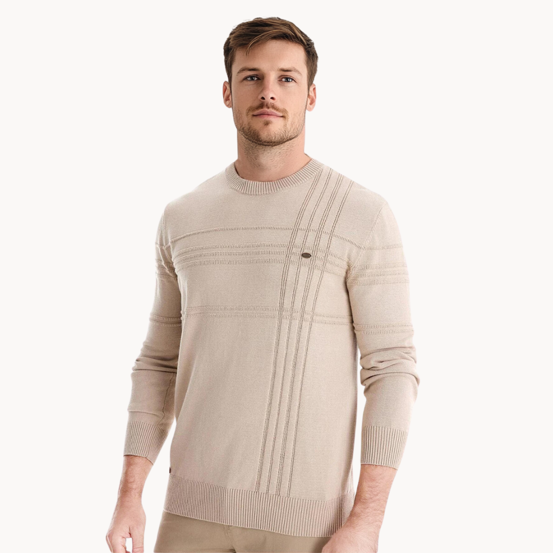 Axis Line Crew Knit
