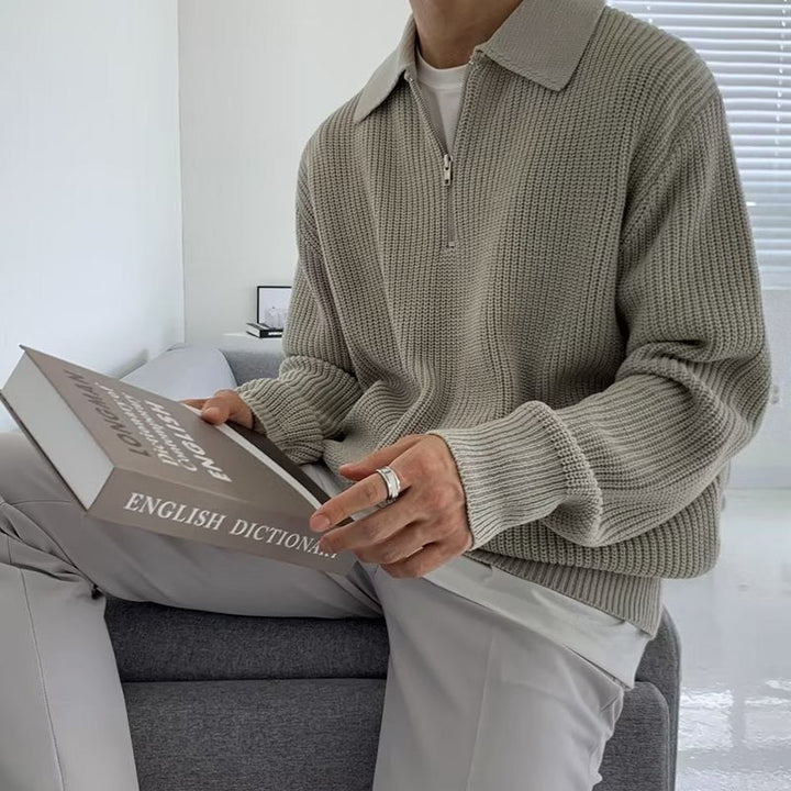 Monaco Zip-Up Sweater