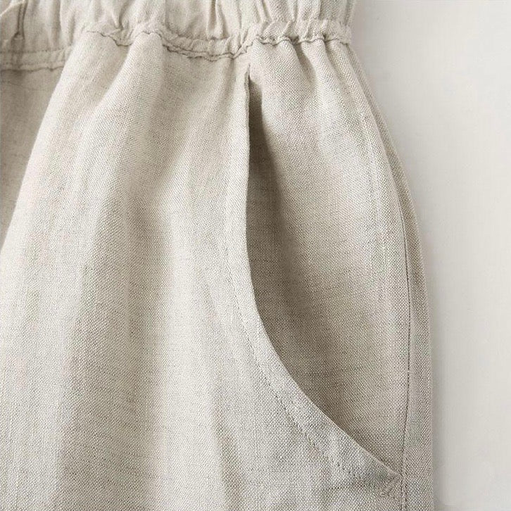 Bellver Linen Lace-Up Trousers