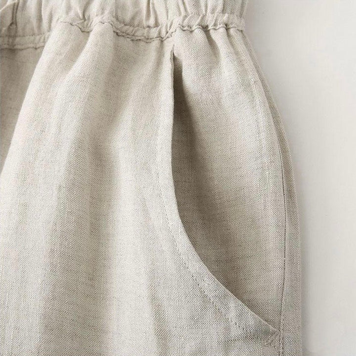 Bellver Linen Lace-Up Trousers