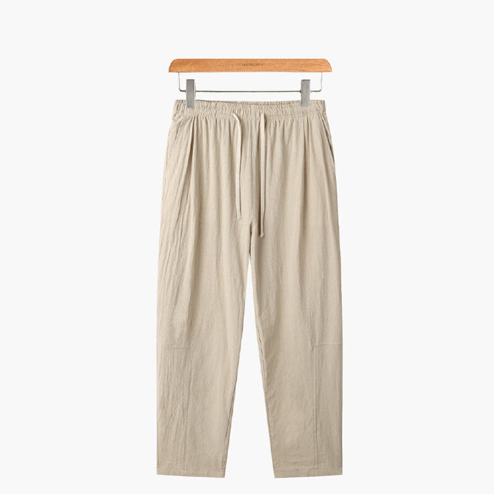 Isola Wide-Leg Linen Trousers