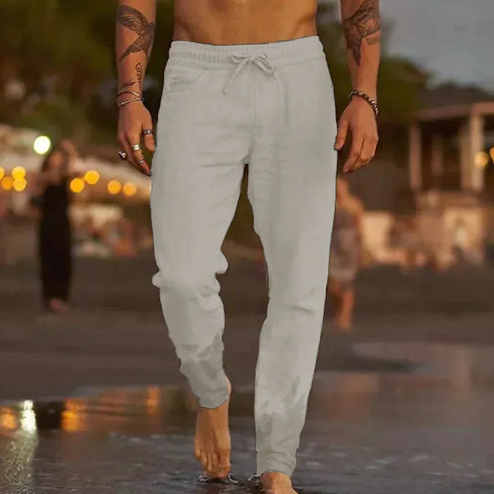 Lightweight Linen Beach Trousers
