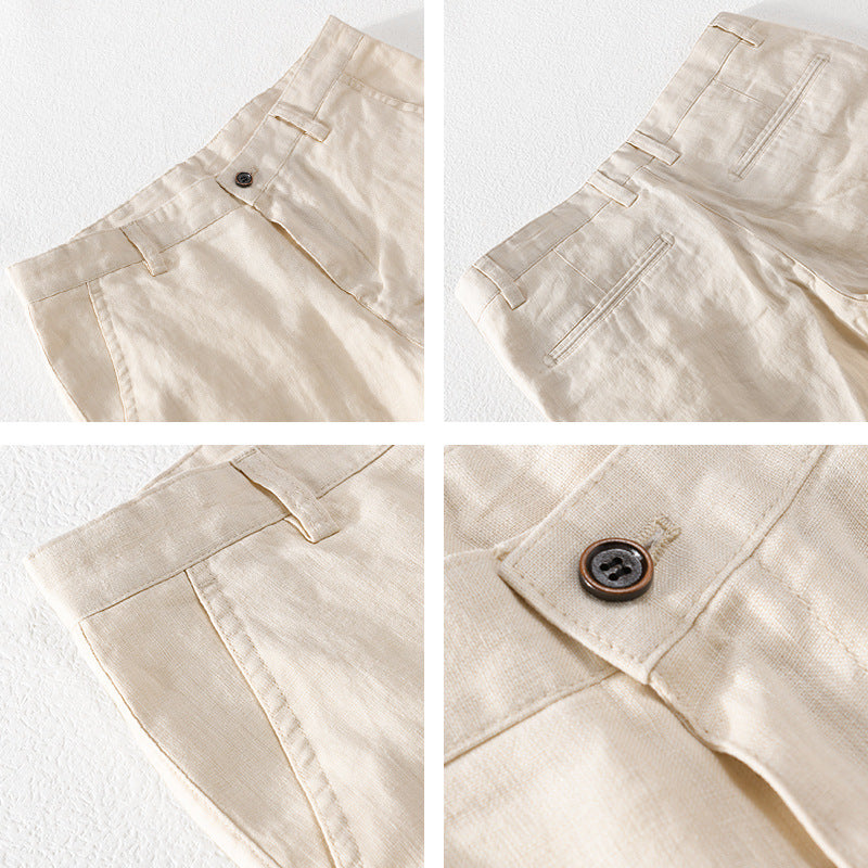 Luxury Linen Trousers