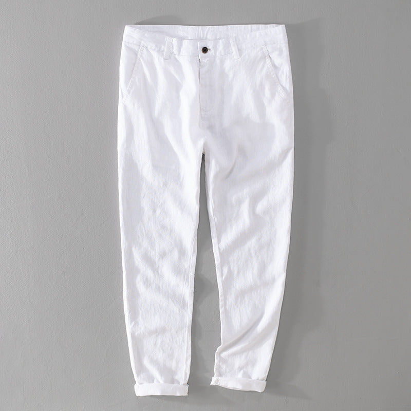 Luxury Linen Trousers