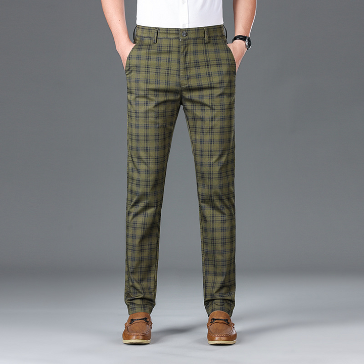 Professional Check Trousers