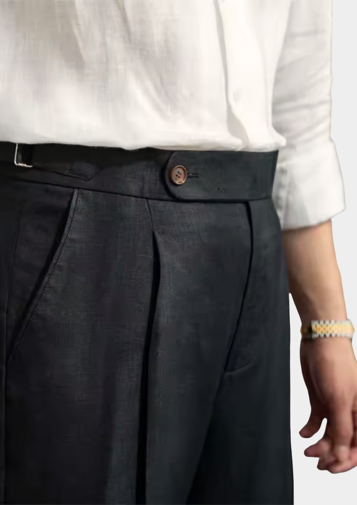 Black Tuscany Trousers
