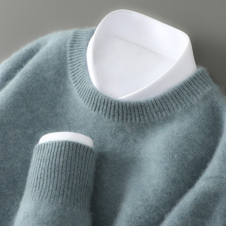 Cashmere Sweater — Mock-Neck & Crew