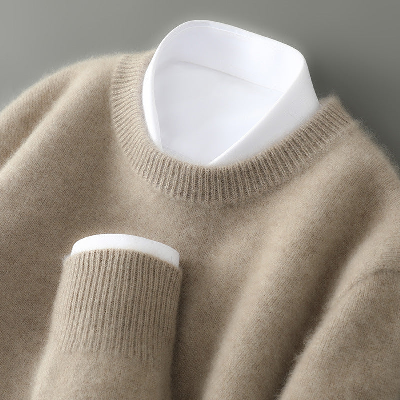 Cashmere Sweater — Mock-Neck & Crew