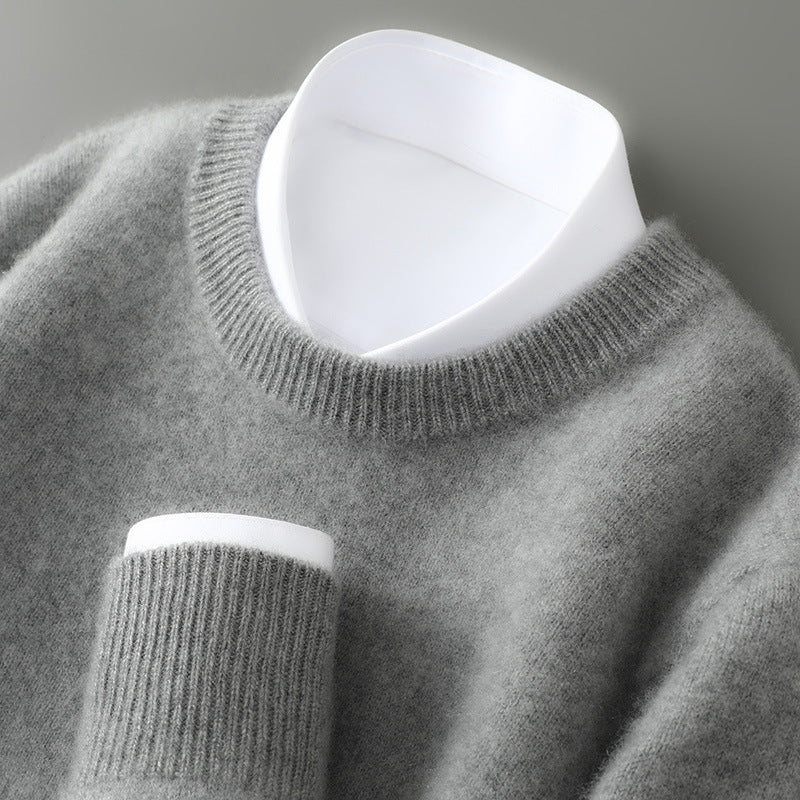 Cashmere Sweater — Mock-Neck & Crew