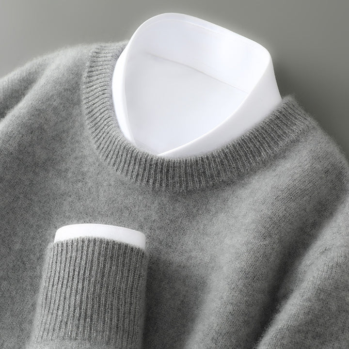 Cashmere Sweater — Mock-Neck & Crew