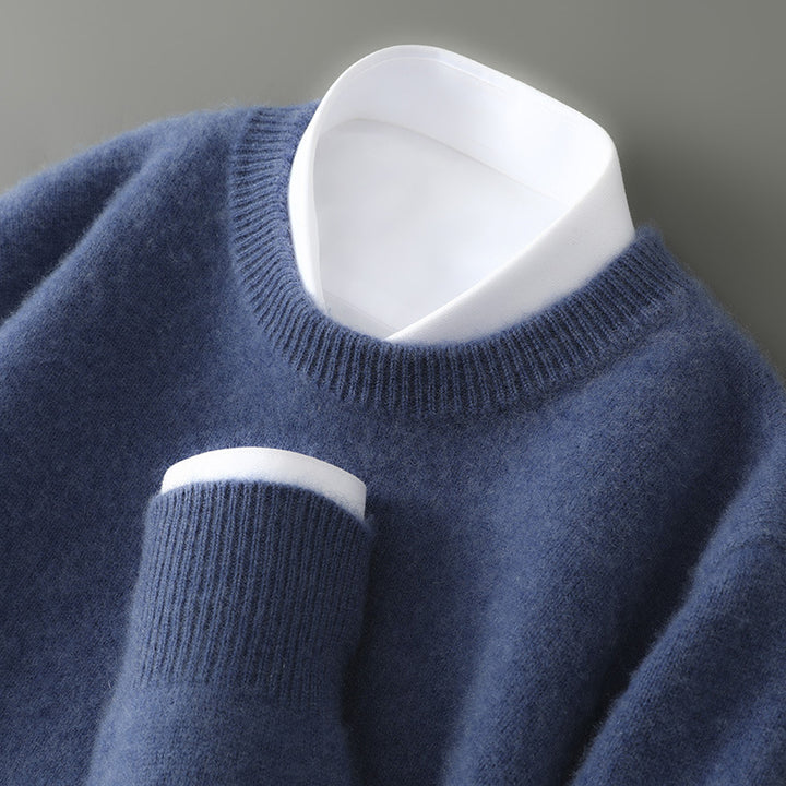 Cashmere Sweater — Mock-Neck & Crew