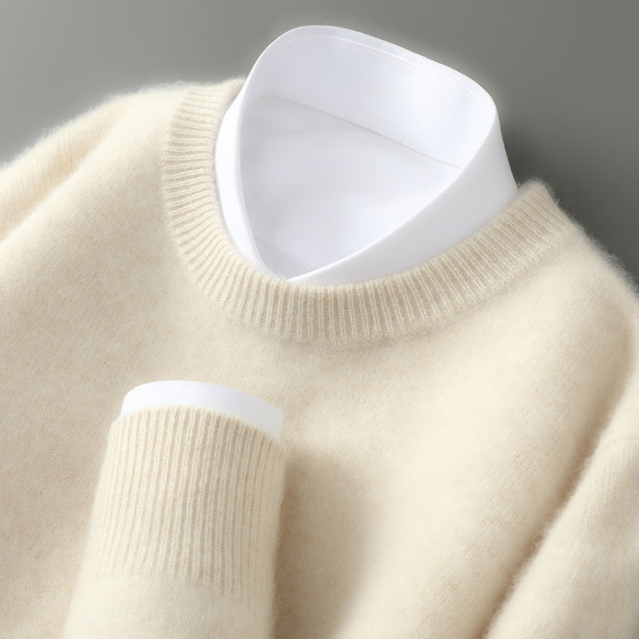 Cashmere Sweater — Mock-Neck & Crew