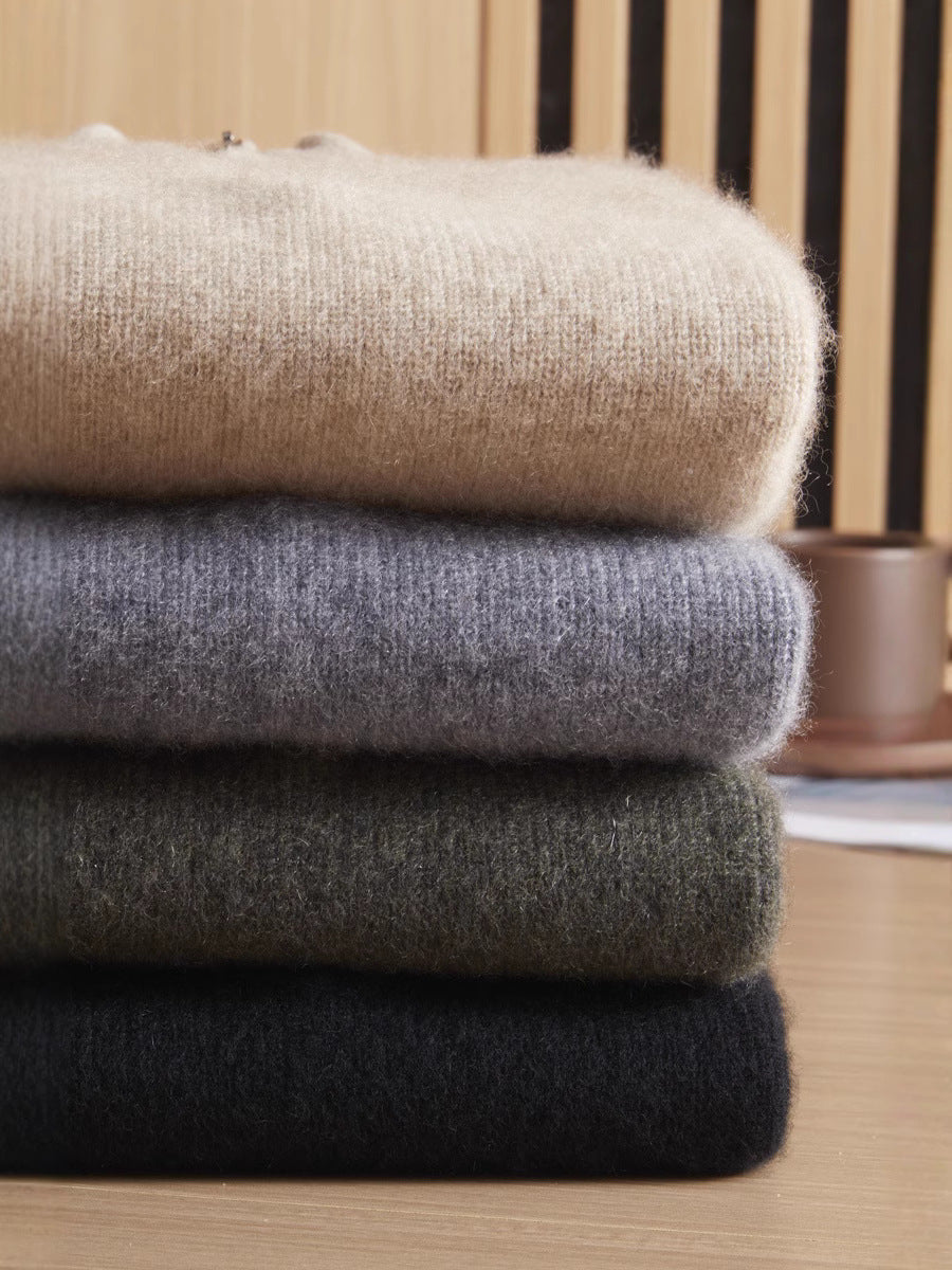 100% Cashmere Quarter-Zip