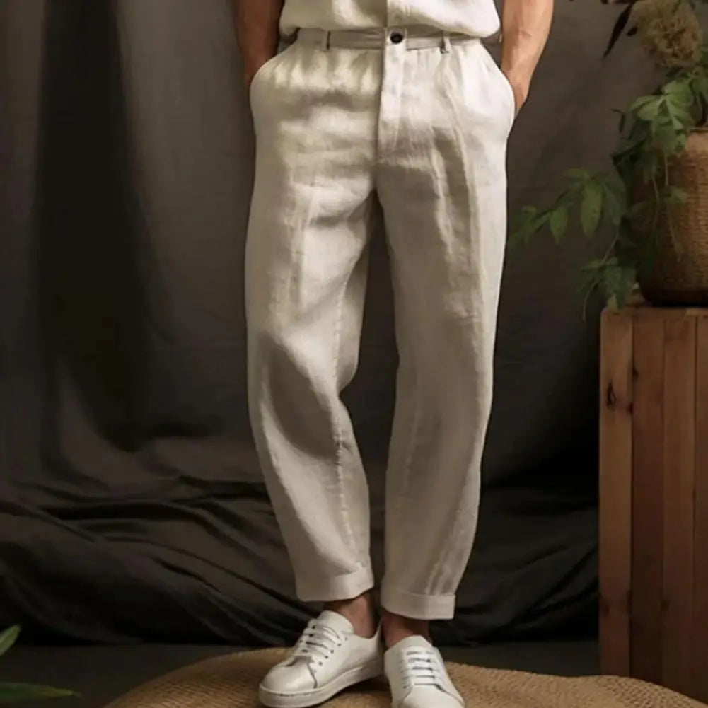Cagliari Lightweight Linen Trousers