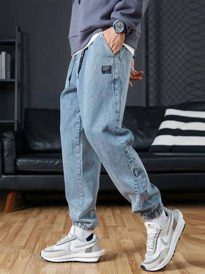 Chic Jogger Denim Pants