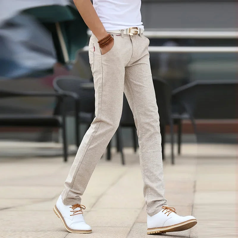 Tailored Linen Trousers