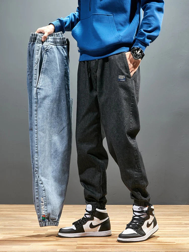 Chic Jogger Denim Pants