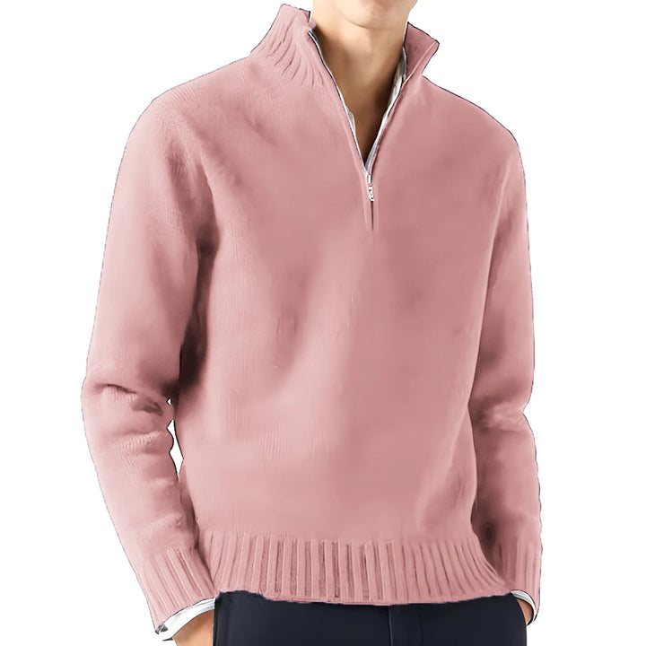 Stephan Luxury Turtleneck Knit Zipper