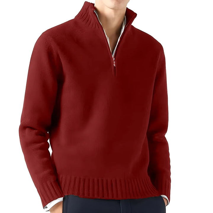 Stephan Luxury Turtleneck Knit Zipper