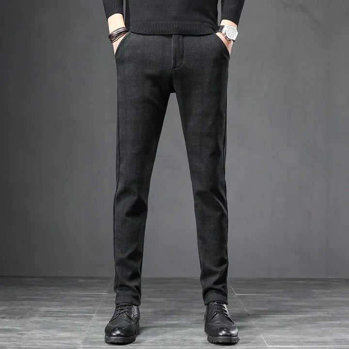 Relaxed Fit Checkered Trousers