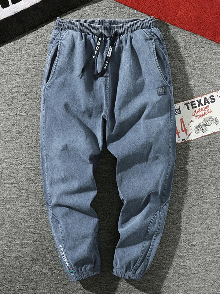 Chic Jogger Denim Pants