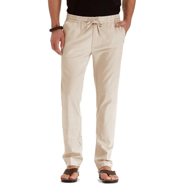 Lightweight Cotton-Linen Trousers