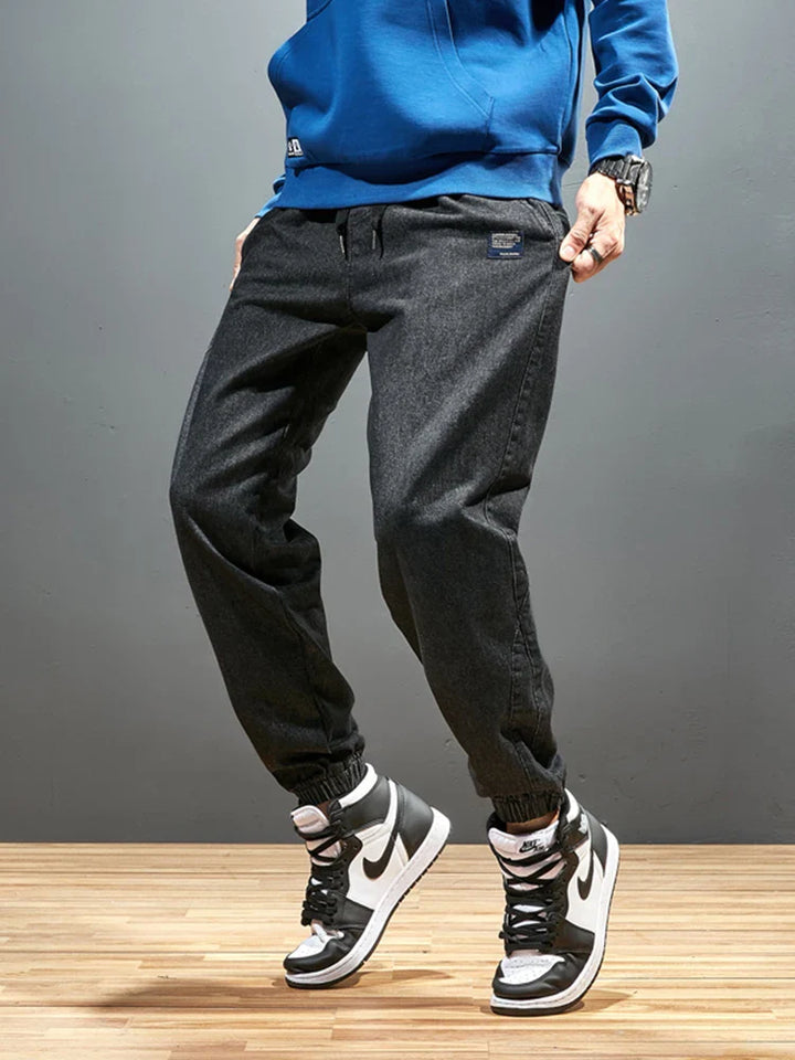Chic Jogger Denim Pants