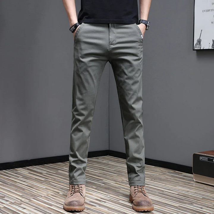 Relaxed Fit Cotton Trousers