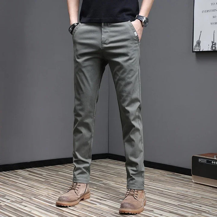 Relaxed Fit Cotton Trousers
