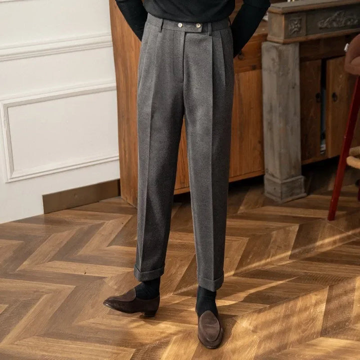 Stylish High-Waisted Trousers