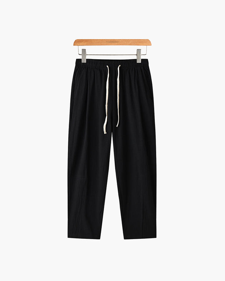 Isola Wide-Leg Linen Trousers