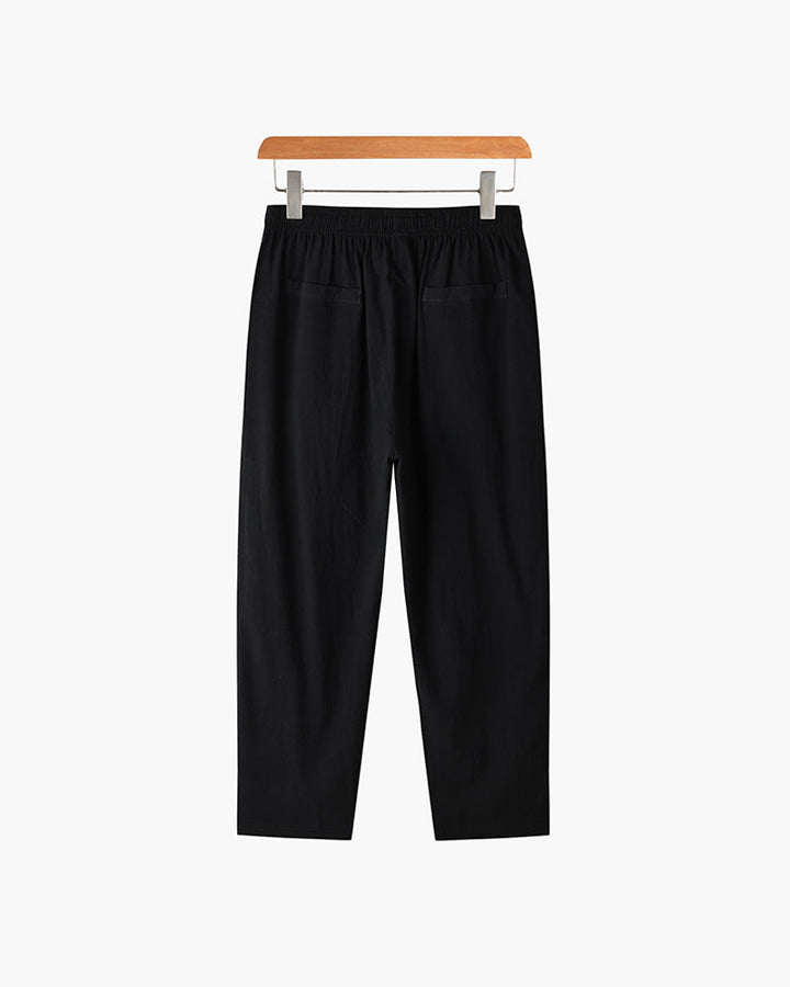Isola Wide-Leg Linen Trousers
