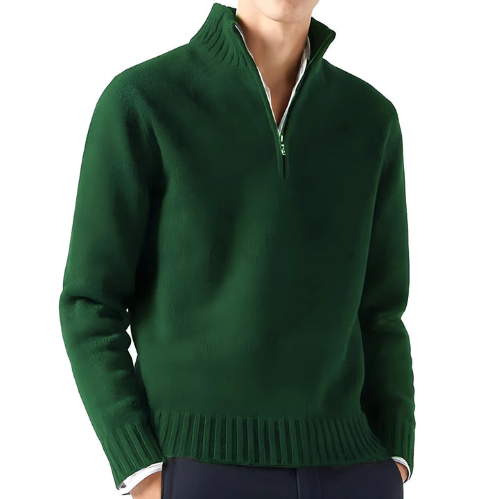 Stephan Luxury Turtleneck Knit Zipper
