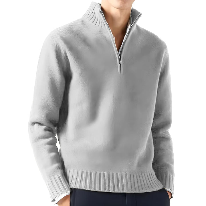 Stephan Luxury Turtleneck Knit Zipper
