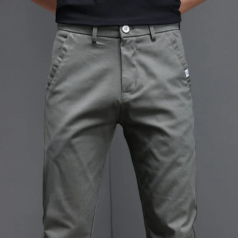 Relaxed Fit Cotton Trousers