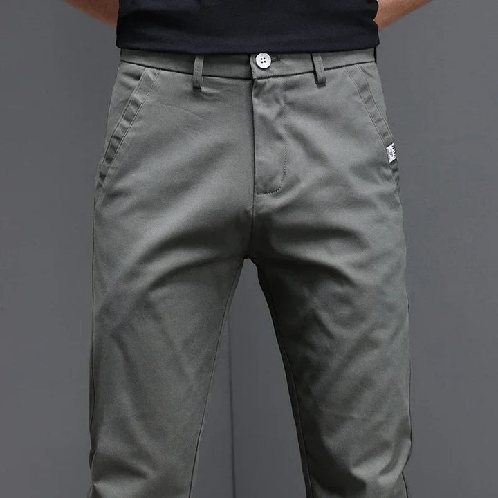 Relaxed Fit Cotton Trousers