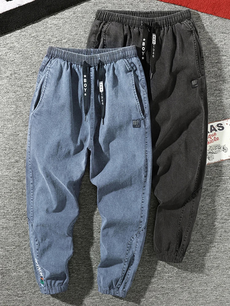 Chic Jogger Denim Pants