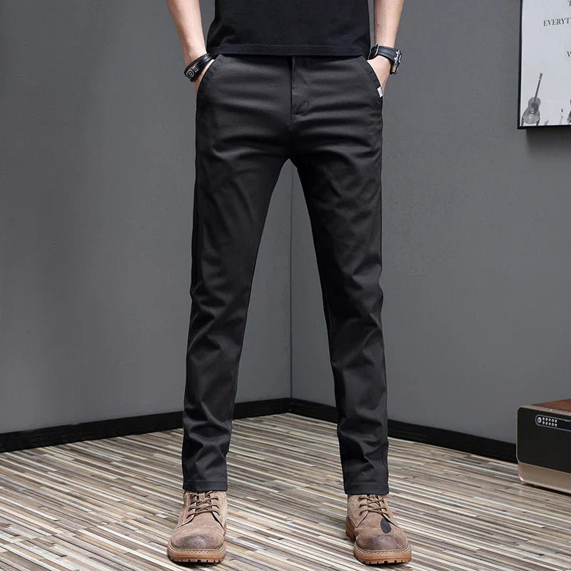 Relaxed Fit Cotton Trousers